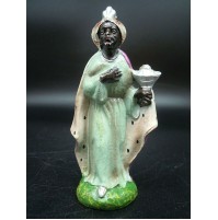 STATUINA DEL PRESEPE IN PLASTICA - RE MAGIO BALDASSARRE - 