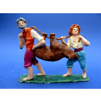 STATUINA DEL PRESEPE IN PLASTICA - VINTAGE - CACCIATORI