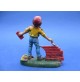 STATUINA DEL PRESEPE IN PLASTICA - VINTAGE - MURATORE