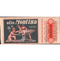 TAGLIANDO LIBRETTO RIBASSI 1952 - OLEIFICIO MONTINA DI ALBENGA -  C10-511