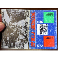 TESSERA - ANPI - 1970 25° DELLA LIBERAZIONE - PARTIGIANI RESISTENZA SAVONA