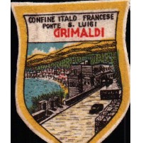 TOPPA DA BRACCIO IN VELLUTO CONFINE ITALO FRANCESE GRIMALDI VENTIMIGLIA C10-966