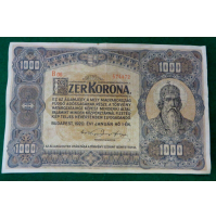 Ungheria / Hongrie / Hungary 1000 Ezer Korona 1920 - Banconota -