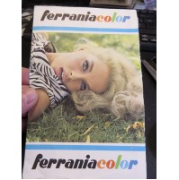 VECCHIO PORTA FOTOGRAFIE FERRANIACOLOR - FERRANIA - 1965 VIRNA LISI