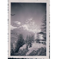 VERA FOTO ALBERGO SOTTO IL CERVINO Valle d'Aosta  ANNI '30 7-33