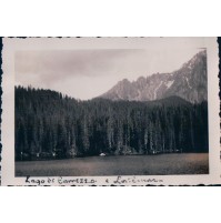 VERA FOTO Lago di Carezza alta Val d'Ega Nova Levante BOLZANO 1936 7-127