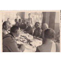 VERA FOTO MILITARI SECONDA GUERRA MONDIALE A PRANZO  3-224