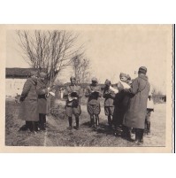 VERA FOTO MILITARI SECONDA GUERRA MONDIALE IN ESERCITAZIONE CAMPESTRE 3-223