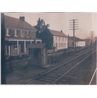 VERA FOTO REAL PHOTO 1920 CHICAGO TRAIN STATION U.S.A. 12-156