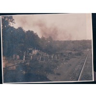 VERA FOTO REAL PHOTO 1920 CHICAGO WAGON TRAIN U.S.A. 12-155