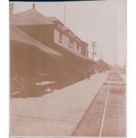 VERA FOTO REAL PHOTO 1920 TRAIN STATION MONTREAL - QUEBEC CANADA 12-165