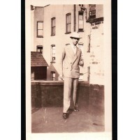 VERA FOTO TURISTA O ABITANTE DI NEW YORK 1933  12-186