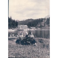 VERE FOTO LAGO DI MISURINA Auronzo di Cadore BELLUNO  ANNI '50 13-114