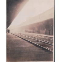 VERE FOTO REAL PHOTO 1920 TRAIN STATION CLEVELAND OHIO 12-178B