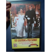 VHS - 55 GIORNI A PECHINO - CHARLTON HESTON AVA GARDNER DAVID NIVEN - VIDEO R