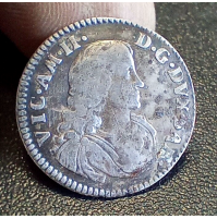 VITTORIO AMEDEO II DUCA MEZZA LIRA 1681 TORINO - ARGENTO -