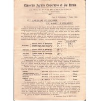 VOLANTINO CONSORZIO AGRARIO COOPERATIVO DI VAL NERVIA VALLECROSIA / 1906 -19-190