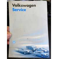 VOLKSWAGEN SERVICE - CARTONCINO PER LIBRO DI BORDO - ANNI '80