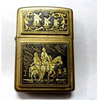 ZIPPO ACCENDINO DON CHISCIOTTE CHISCIOTE QUIXOTE TOLEDO LIGHTER -