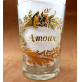 bicchiere francese vintage - Amour Bonheur -